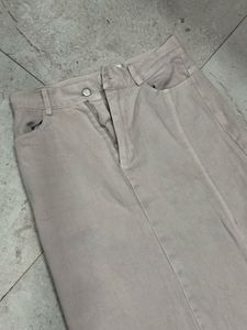Beige Split Skirt