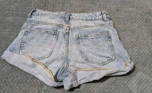 Light Wash Denim Shorts