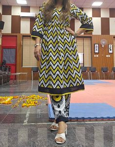 Print Kurta Set for bust36/38