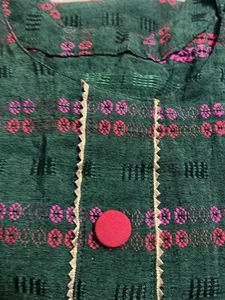 Green And Lavender Kurti