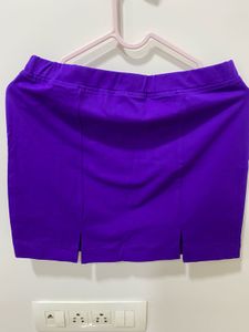 Purple Mini Skirt