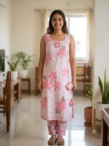 Organza kurti with lining