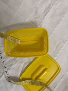 Yellow Plastic Storage Container (Unused)