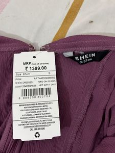 Elegant Off-Shoulder Purple Dress