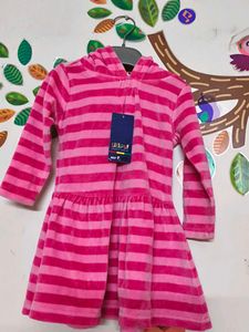 Liliput Striped Hoodie Dress