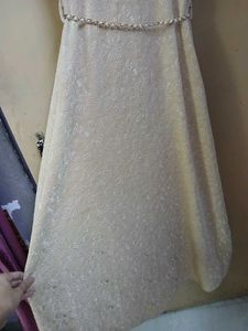 Elegant Beige Party Dress