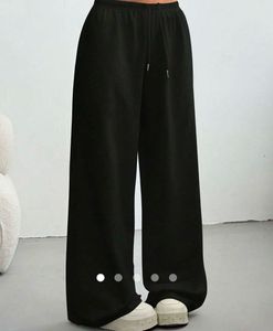 Black Wide Leg Sweatpants