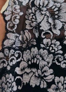 Vintage Black Lace Nightgown