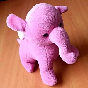 Cute Pink Elephant Plush Toy