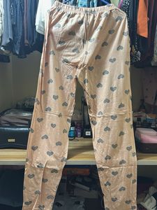 Cute Heart Print Pajama Top