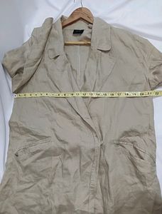 Imported Beige Lightweight Trench Coat