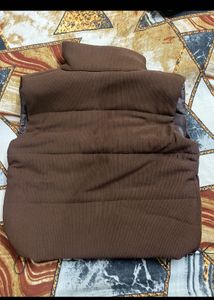 Brown Puffer Vest