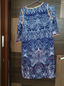 Fine Chiffon Kurta In Lining