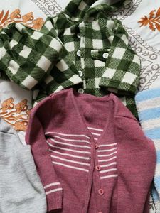 Cozy Knit Cardigan & Fleece Jacket Bundle1to 2yr