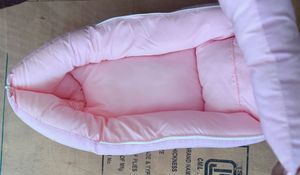 Cute Pink Cherry Print Baby Lounger