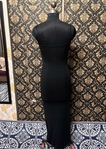 bodycon slit dress