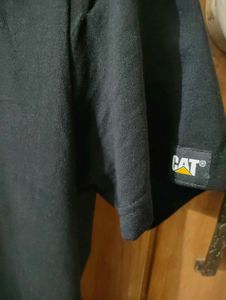 CAT Logo Black T-Shirt-OG size 36