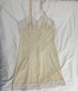 Lace Trim Slip Dress