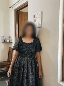 Cute Floral Print Summer Dress