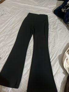 Classic Black Flared Trousers