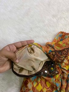 Bohemian Floral Print Mini Dress
