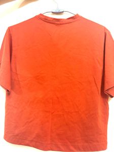Orange "Bella" Graphic T-Shirt