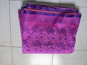 Pink &amp; Green Saree Combo with Blouses