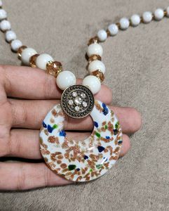 Unique Beaded Statement Necklace