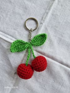 Cute Cherry Keychain