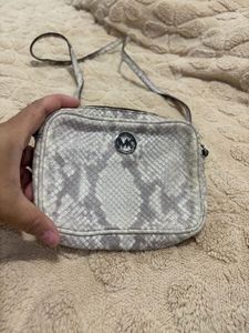 Michael Kors Snake Print Crossbody Bag