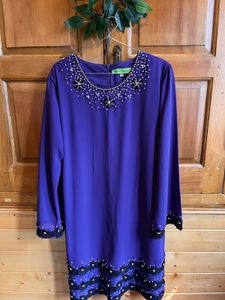 Embellished Purple Kurta
