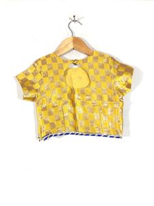 Green&amp;Yellow Embroided Ethnic Wear Set(Girl’s)
