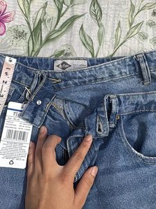 Women's Blue Wide Leg Jeans
