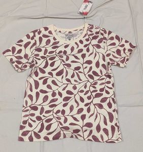 Printed Beige Tshirt