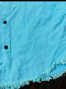Y2K chatpati Cropped Button-Up Shirt