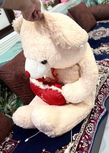 Cute Teddy Bear with "So Sweet" Heart