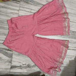 Pink Embroidered Kurti