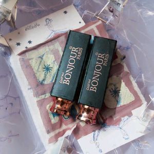 Bonjour Paris Lipstick pack of 2 red lipstic