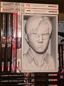 Attack on Titan Levi Bookend bust 3d printed