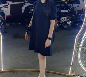 Classic Black Short Sleeve Dress