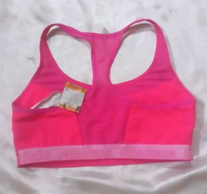Under Armour Pink Sports Bra