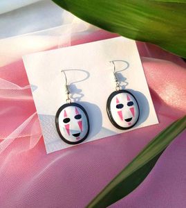 Unique Ghibli No-Face Earrings