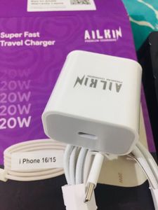 New 20W Travel Charger with Cable