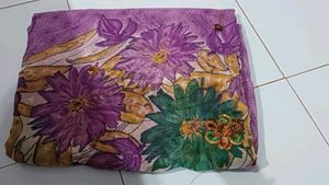 Printed (Work) Saree With Unstitched Blouse