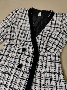 Korean Tweed Style Dress for women