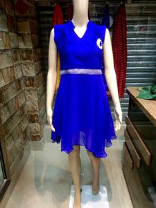 Blue Short Dress