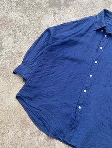 Ralph Lauren Blue Linen Shirt
