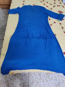 Avaasa kurta, L Size Beautiful Blue Green Shade