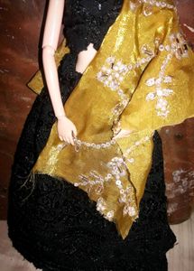 Black Sequined Lehenga Set