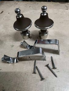 Curtain Rod Finials & Brackets